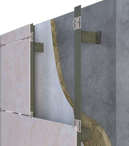 Система под керамогранит, сталь, рядовая