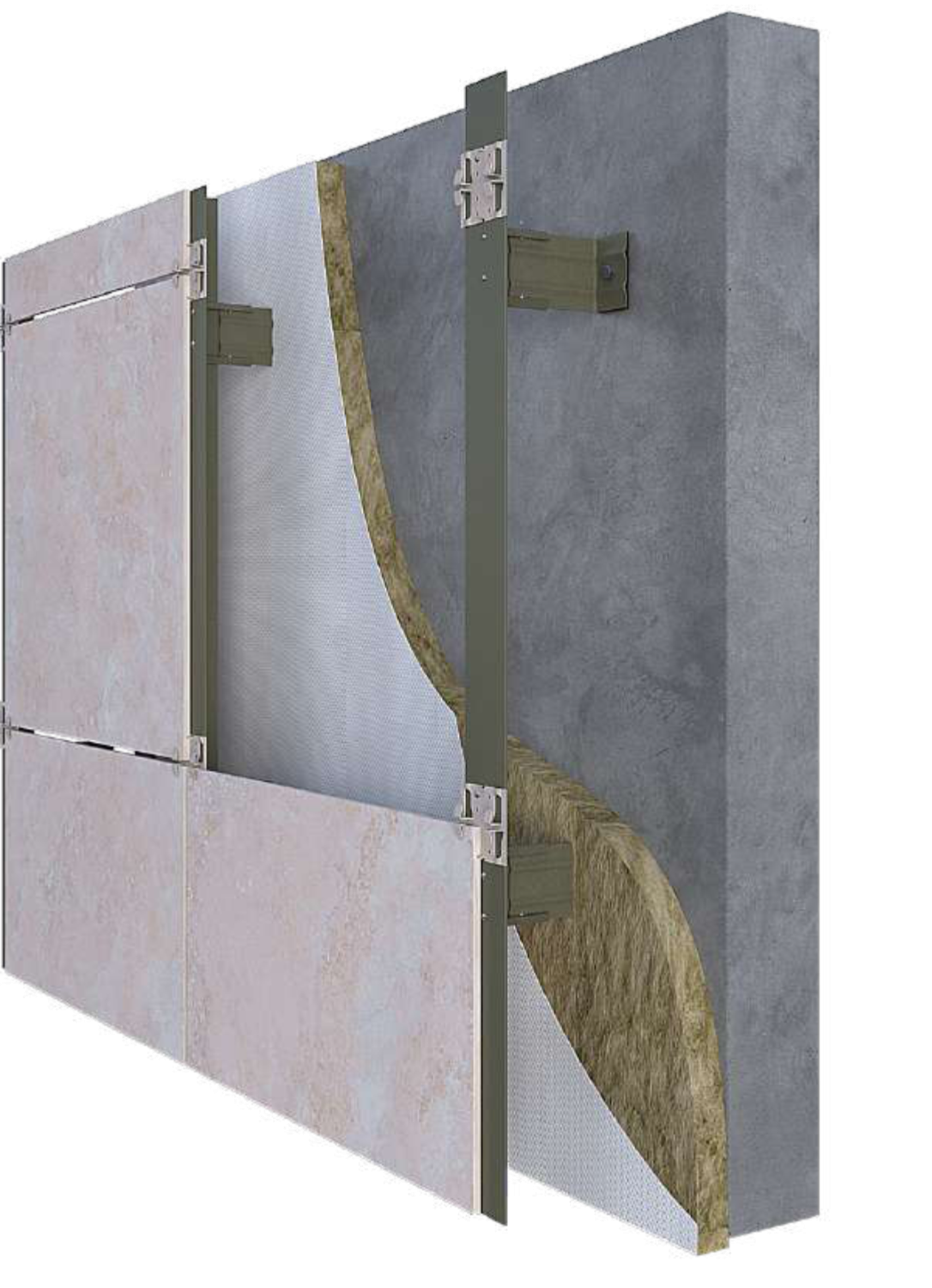 Система под керамогранит, сталь, рядовая